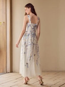 MOTF FLORAL PRINT TANK DRESS
