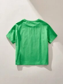 THE HAPPY LOOK Camisetas casuales y simples para niños, para uso diario