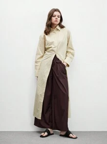 CUCCOO BIZCHIC Women Square Toe Scrunched Slip-On Flat Sandals - Black - View 10