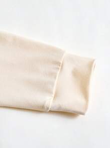 2 件套年轻女孩运动风格圆领长袖上衣 + 长裤，适合春夏季