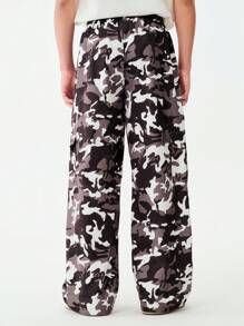 SHEIN Spring And Summer Oversize Popular Camouflage Pants, Snug Fit And Versatile - Multicolor - View 5