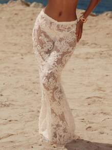 Opulessa 女士纯色梭织修身鱼尾裙