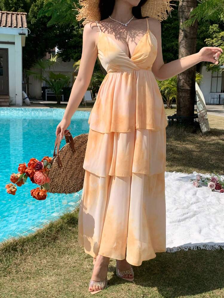 Women Casual Mid-Calf Dress, Minimalist & Stylish For Everyday Wear Summer Cruise Women Outfits Maxi Dress Boho Vacation Outfits Women