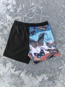 SHEIN Manfinity Dauomo Men's Casual Summer Shorts, Minimalist And Fashionable For Everyday Wear - Multicolor - View 2