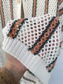 Manfinity CasualKnits 男士简约针织毛衣，休闲日常穿着 - 彩色 - 查看 5
