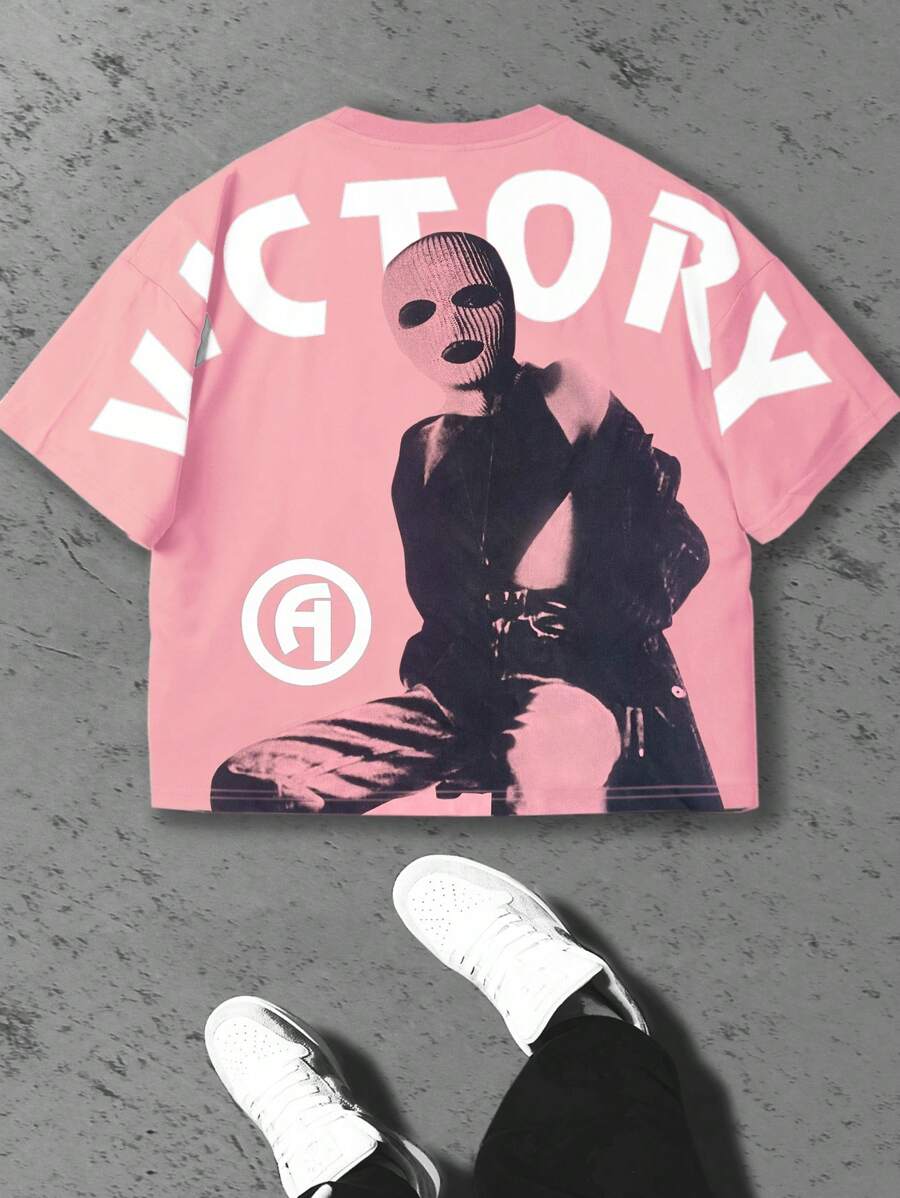 PAVTROS Manfinity Streetrush 男士舒适宽松休闲纯色 T 恤，百搭男士街头潮流衬衫男士街头潮流衬衫街头潮流衬衫街头潮流男士衬衫男士衬衫街头潮流、嘻哈街头、男朋友礼物、男士街头潮流、白色 T 恤