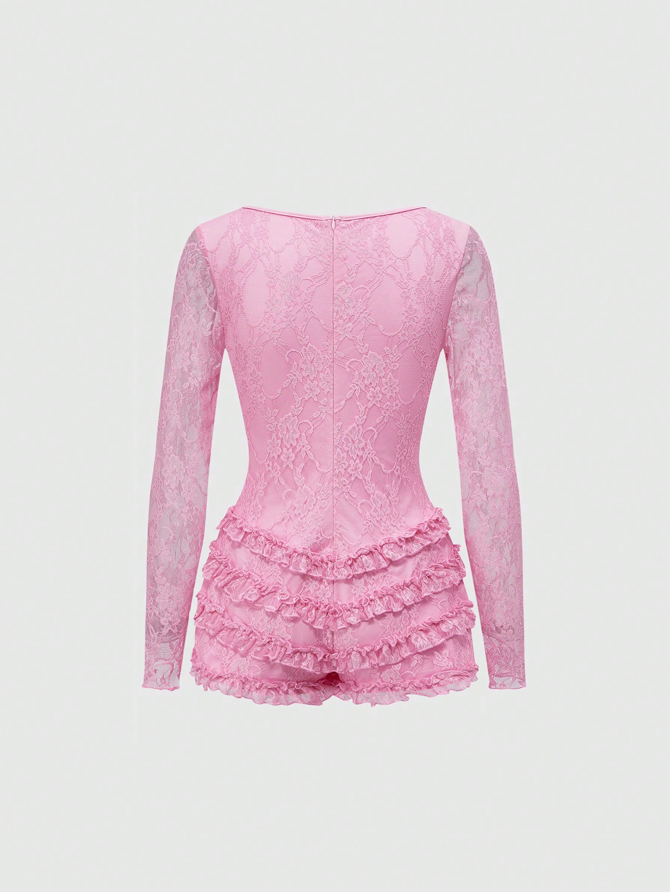 【美品】BB FRILL JUMPER LONG Frill lace sweater + slim fit knit skirt – Belchic