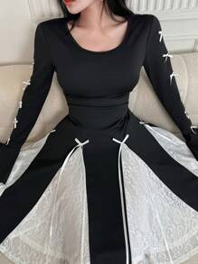 Modelyn Women's Simple & Fashionable Casual Midi Dress, For Everyday Wear