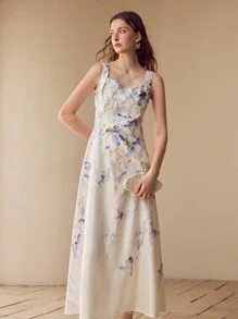 MOTF FLORAL PRINT TANK DRESS