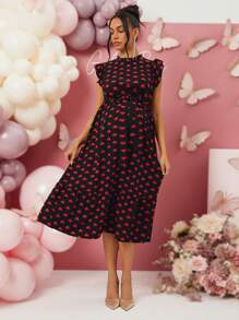 Loomaby Eenvoudige, casual, alledaagse zwangerschapsjurk