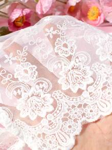 Newborn Baby Plain Color Lace Photography Hat