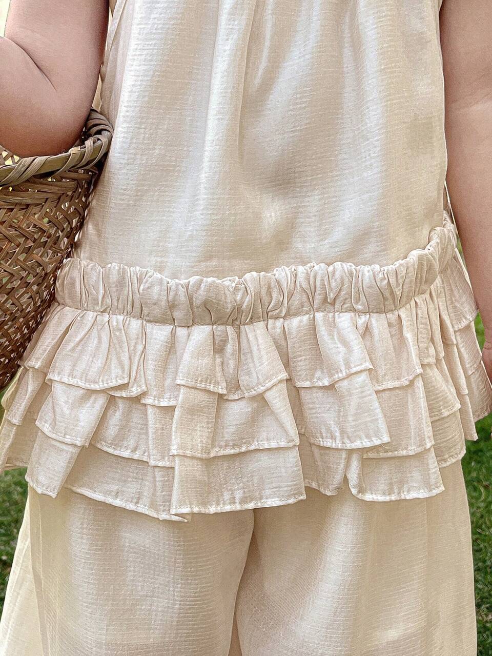 2pcs Young Girl Girls Autumn Outfit Set Vacation