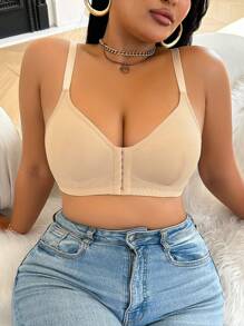 1 件大码女士婚礼胸罩（无垫）