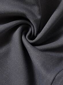 SHEIN Young Girl Grey 2 In 1 Ruffle Flare Pants - Grey - View 6