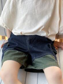 Dazy Kids Toddler Boys Denim Shorts - Blue - View 4