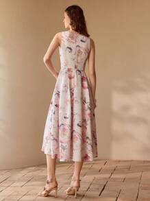 MOTF PREMIUM 花卉印花背心裙