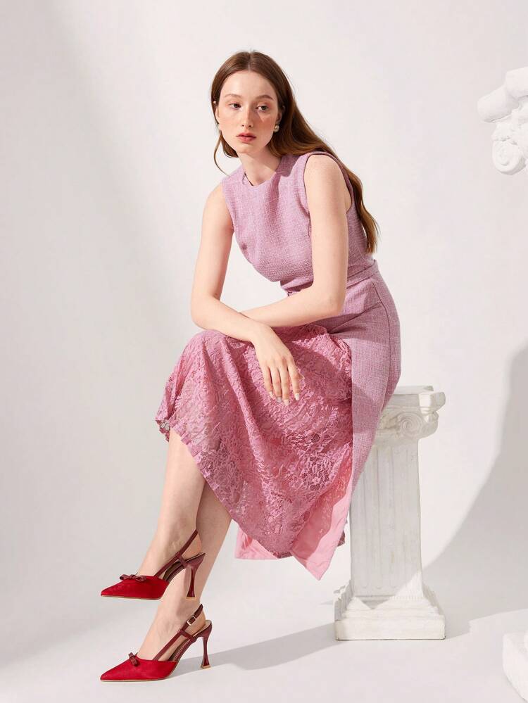 CUCCOO CHICEST Elegant Cute Bow-Knot Pointed Toe Stilettos, Faux Leather Women High Heels, Red Or Burgundy, Suitable For Afternoon Tea, Dates, Office