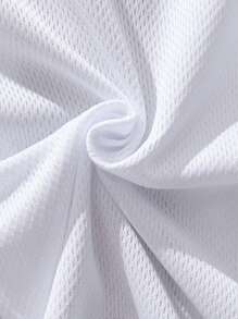 SHEIN Boys' Blue Floral Print Contrasting Raglan Sleeve Open Front Shirt, Sporty Style, Spring, Outdoor - Khaki - View 7