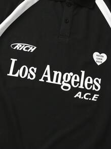 Manfinity Hypemode Men's Casual Polo Shirt, Minimal & Fashionable For Everyday Wear