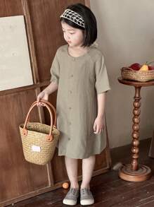 DAZY 年轻女孩秋装 - 卡其色 - 查看 7