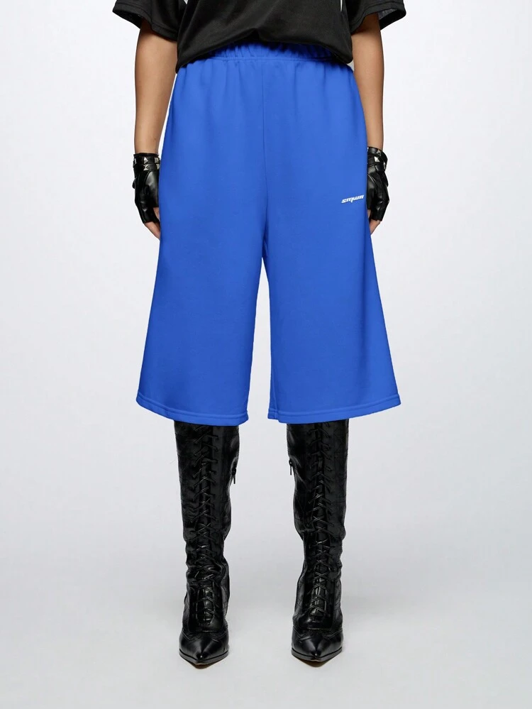 SUMWON WOMEN High-Rise Moisture-Wicking Athleisure Shorts