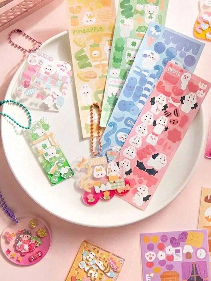 20 Sets 3D-Aufkleber DIY - Miniatur Haus Szenen Zum Gestalten