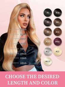 50 Strands Micro Loop Hair Extensions Real Human Hair, 27# Blonde Microbead Design, Ultra‑Smooth & Super‑Soft Silky Straight Texture, Premium Healthy Remy Hair, Easy Installation, Perfect For Women Daily Styling, Hair Volume Boosting - S27 - View 7