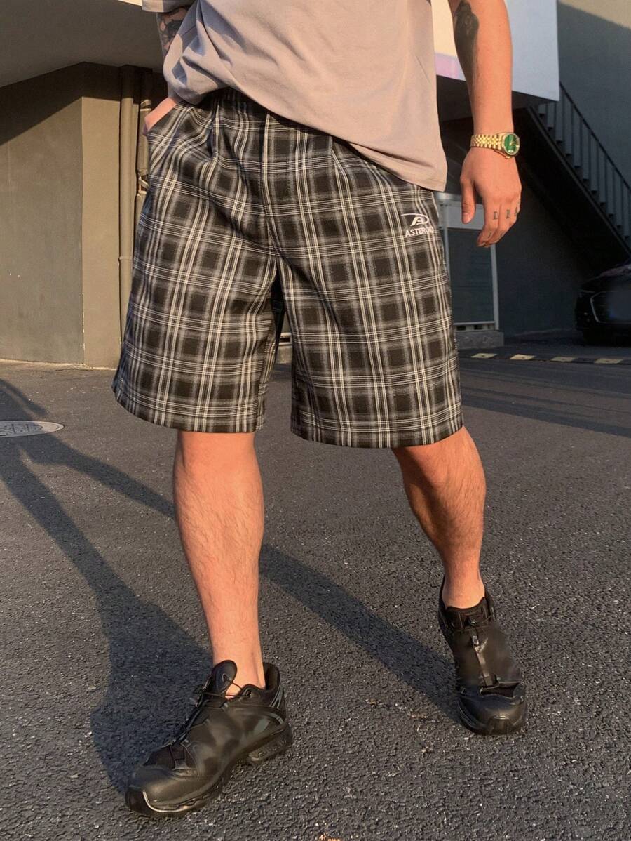 DAZY Men's Casual Plaid Shorts, Multicolor, Simple Fashion, Suitable For Daily Wear In Summer - Multicolor - View 1
