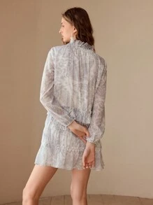 MOTF PREMIUM VÁY VIỀN XỒI HỌA TIẾT PAISLEY - Nhiều màu - Xem 4