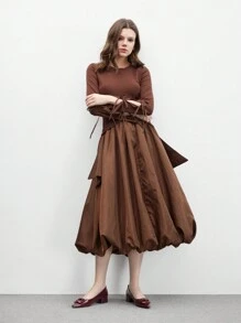 CUCCOO BIZCHIC New Retro Fashion Versatile Simple Commuting Women Shoes Spring Shoes Spring Break Easter - Burgundy - View 9