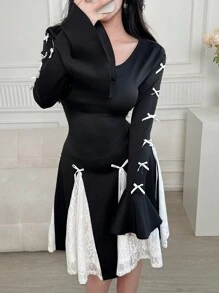 Modelyn Women's Simple & Fashionable Casual Midi Dress, For Everyday Wear