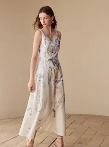 MOTF FLORAL PRINT TANK DRESS