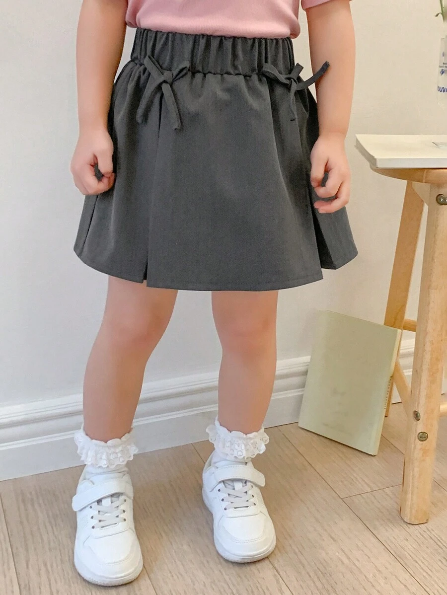DAZY Young Girls Skirt For Fall - Grey - View 1