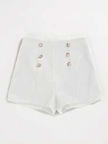 Chiquease 纯色休闲短裤，简约时尚，适合日常穿着