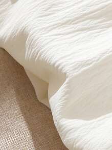 SHEIN 2 件女婴蝴蝶装饰背心和裤子套装