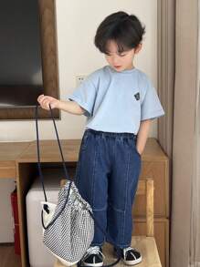 Dazy Kids 男童牛仔裤 - 藍色 - 查看 4