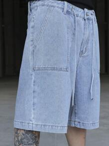 Manfinity EMRG 男士休闲牛仔短裤，简约时尚，适合日常穿着