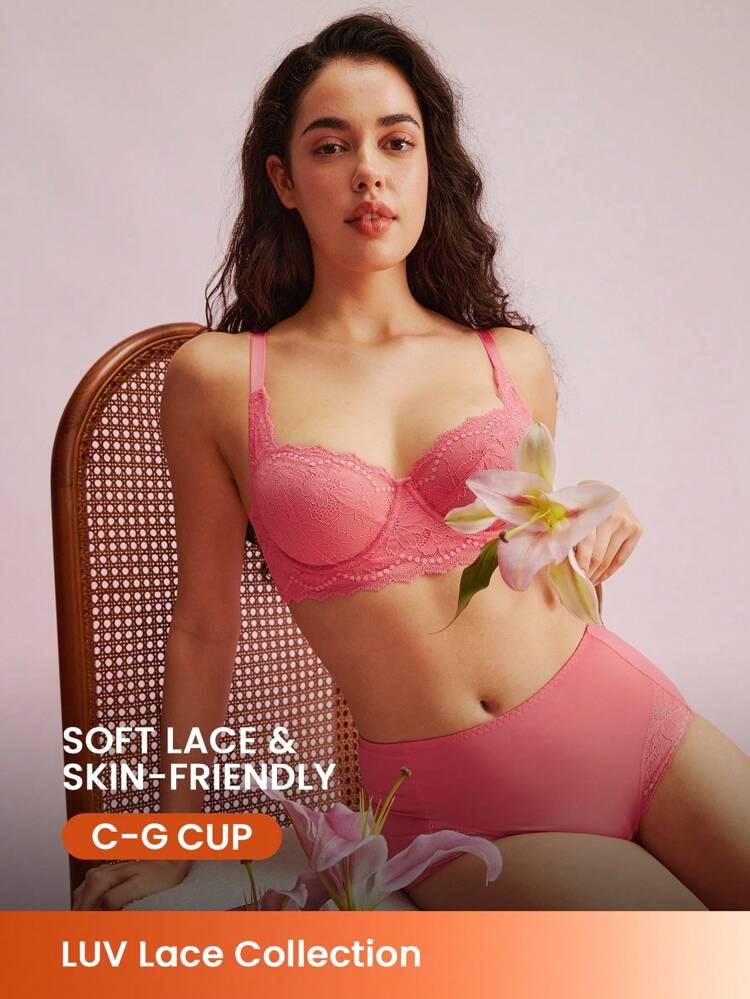 Lace Unlined Balconette Bra