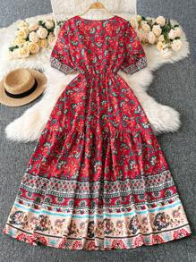 SHEIN LUNE 大码简约休闲日常西式服装 - 彩色 - 查看 2