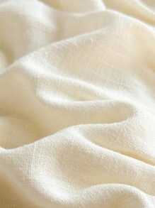 Cozy Pixies Baby Girl Plant & Floral Pattern Round Neck Sleeveless Waist Cinching Dress - Beige - View 7