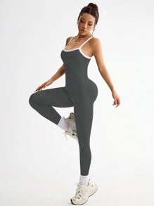 Easithlete 运动连体裤 / 无缝 / 高腰 / 可调节