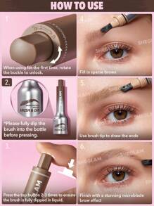 SHEGLAM Brow-Fection 斜角刷 & Dip-Latte 頭髮狀筆觸液體 Eyeborw Eyeborw 凝膠筆 易於著色 持久快乾 自然造型 勾勒輪廓 填充眉妝 品牌 美容 化妝 化妝品 適合女性與女孩 完美搭配夏季春季 Y2K 時尚 流行 生日 母親節禮物 假期 派對準備就緒 最佳顏色 - Latte - 查看 9