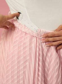 Loomaby Maternity Skirts, For Baby Shower Party,Valentine's Day,Gender Reveal Skirt