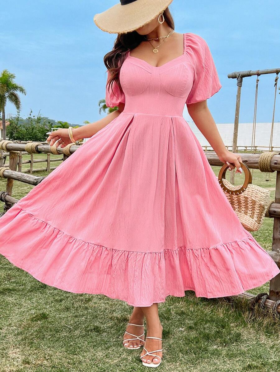 Sheah Open Back Dresses with Sweethart Tahiti Plus Size main image 1