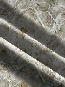 INAWLY Damska letnia spersonalizowana koszulka w stylu retro z nadrukiem cyfrowym Dead Tree Branch & Leaf