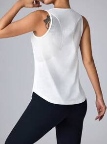 Easithlete Casual Solid Color Breathable Sports Vest