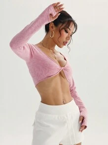 SHEIN Sport Studio Women's Solid Color Round Neck Hollow Daily Fitness Sports Vestworkout Tank Top