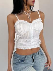 INAWLY Camiseta sin tirantes casual y de moda para uso diario de mujeres