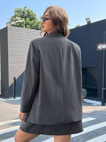 JYHBHMZG Trench A Vita Stretta E Cintura Design Collo A Risvolto High Street Giacca A Vento Coreana Tinta Unita Primavera Beige M 125072732