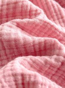 Cozy Pixies 钩编饰边细肩带束腰女婴连衣裙 - 粉色 - 查看 11